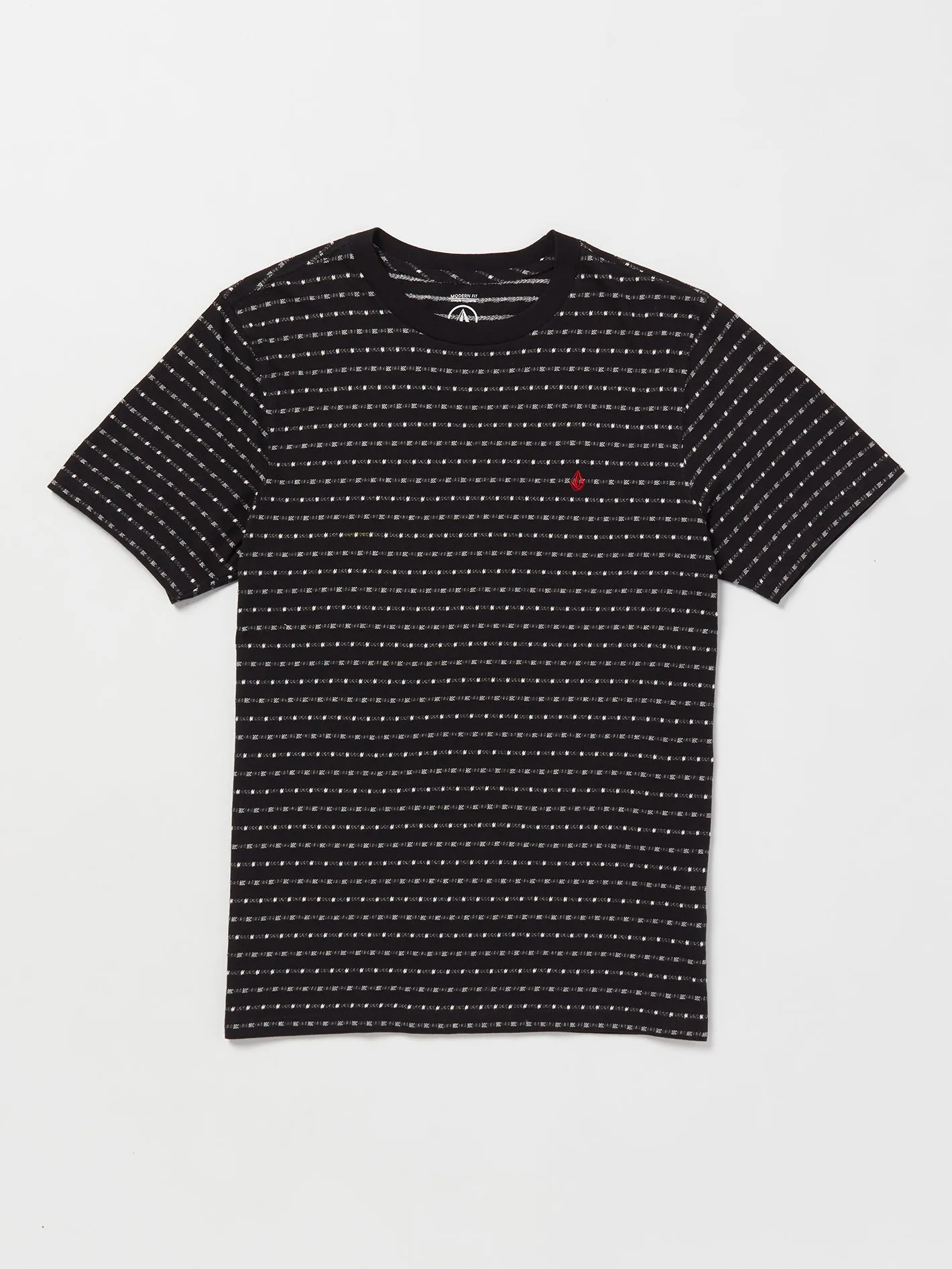 Swipe Stripe Crew Short Sleeve Shirt - Dirty White sold by Volcom product image thumbnail 2