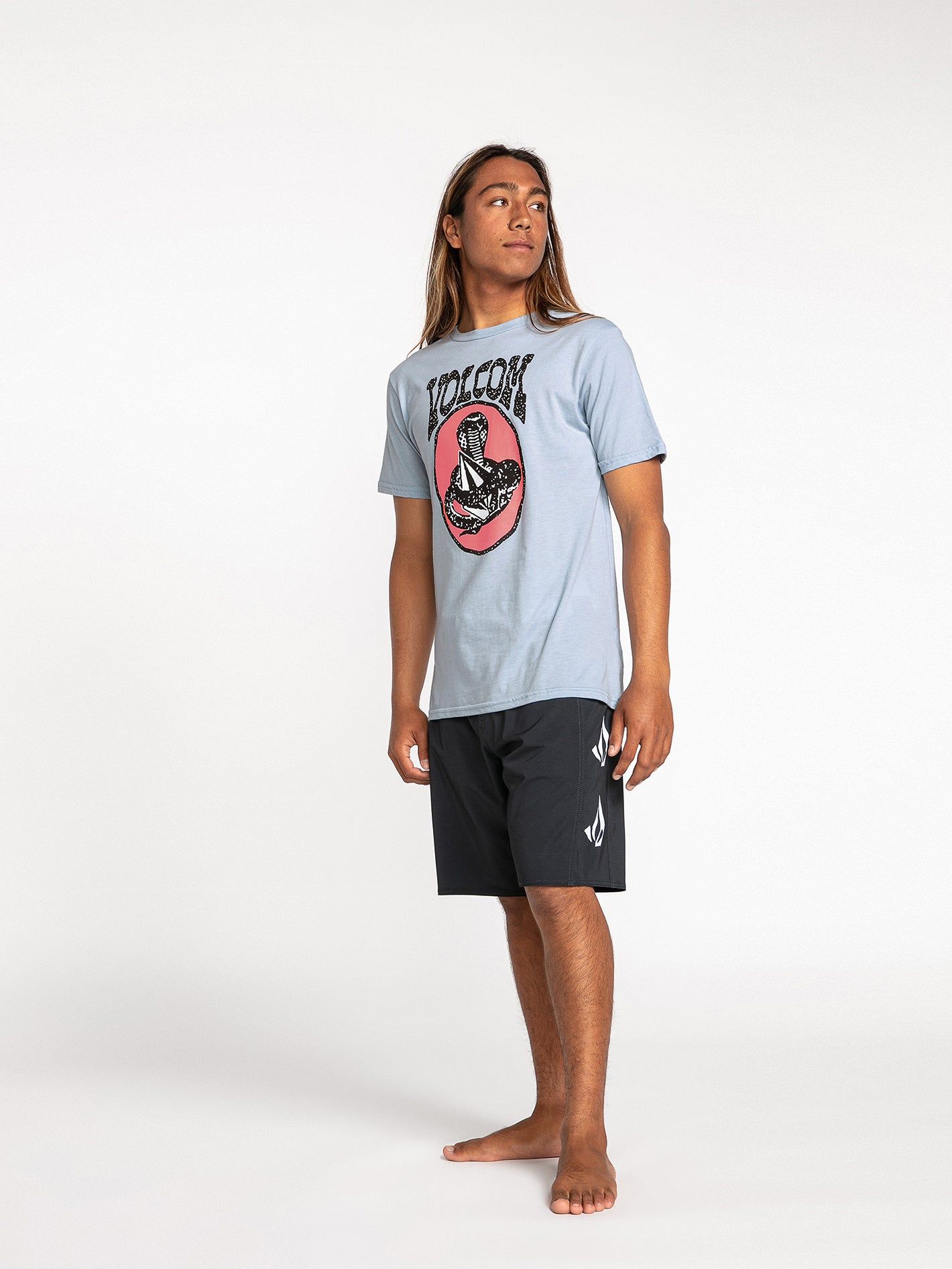 Cobrah Short Sleeve Tee - Cali Blue Heather sold by Volcom product image thumbnail 4
