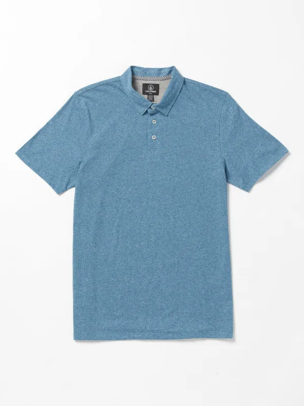Wowzer Polo Short Sleeve Shirt - Indigo Ridge sold by Volcom