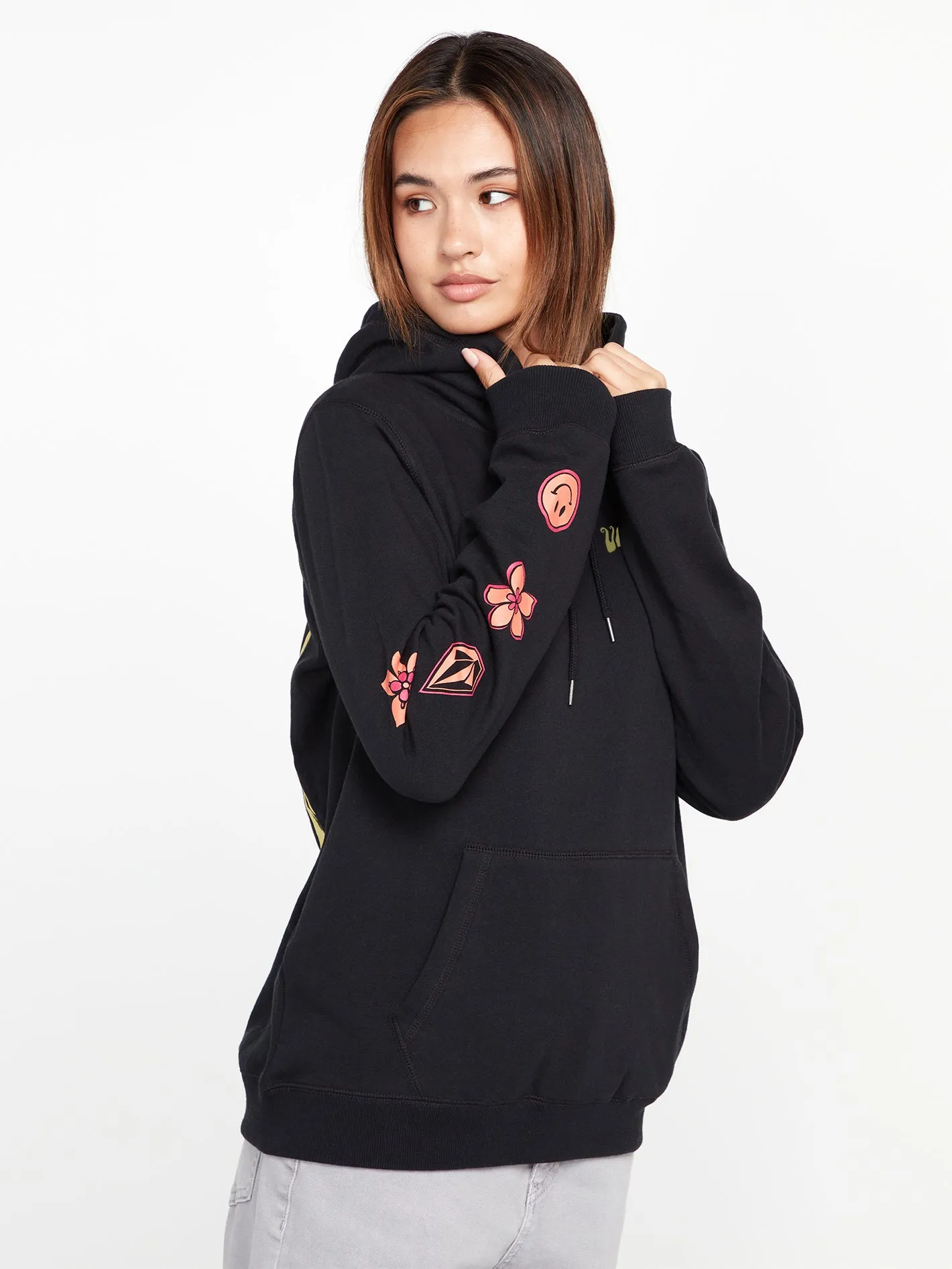 Truly Deal Hoodie - Black sold by Volcom product image thumbnail 3