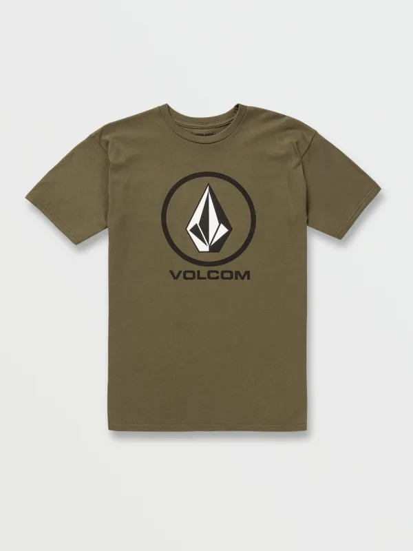 Crisp Stone Short Sleeve Tee - Military sold by Volcom