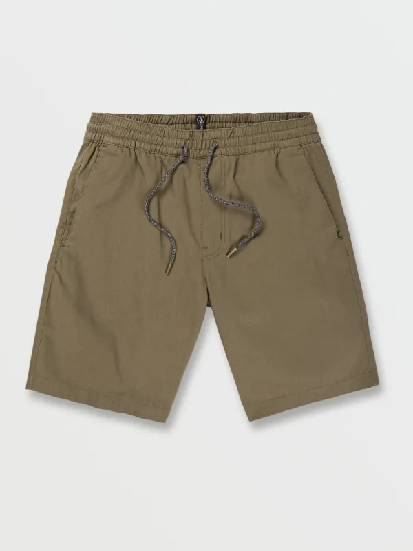 Frickin Elastic Waist Shorts - Winter Moss sold by Volcom