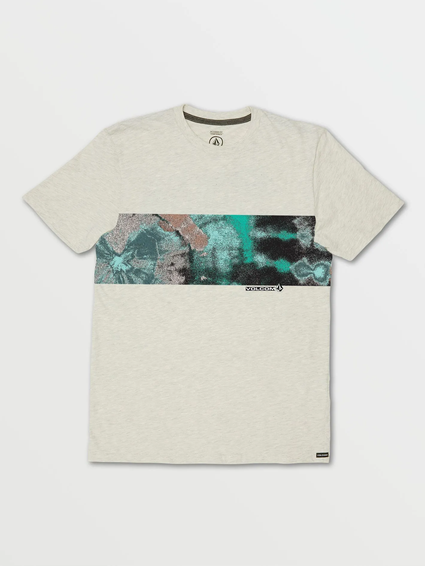 Flaring Short Sleeve Tee - Bone Heather sold by Volcom