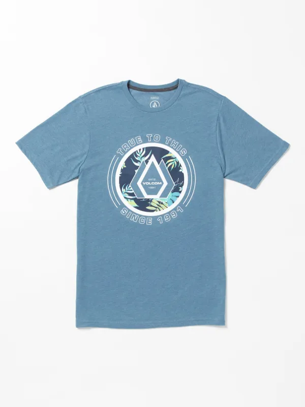 Big Boys Linkfill Short Sleeve Tee - Indigo Ridge Heather sold by Volcom