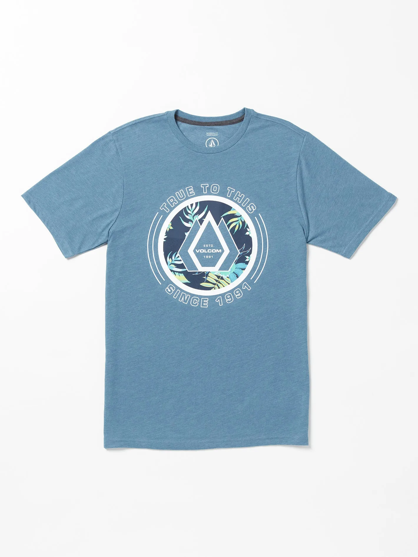 Big Boys Linkfill Short Sleeve Tee - Indigo Ridge Heather sold by Volcom