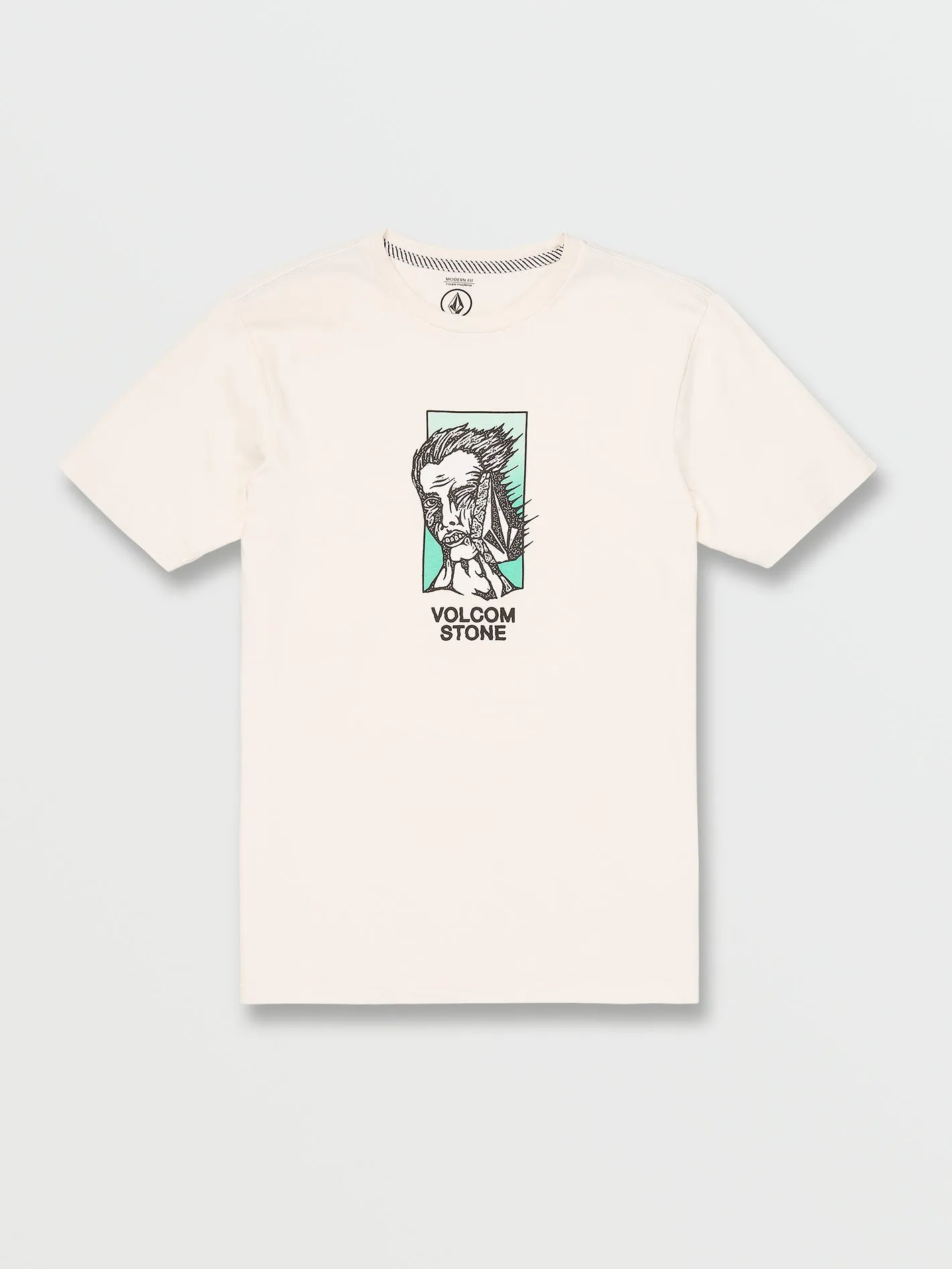 Heckle Short Sleeve Tee - Cream sold by Volcom product image thumbnail 4