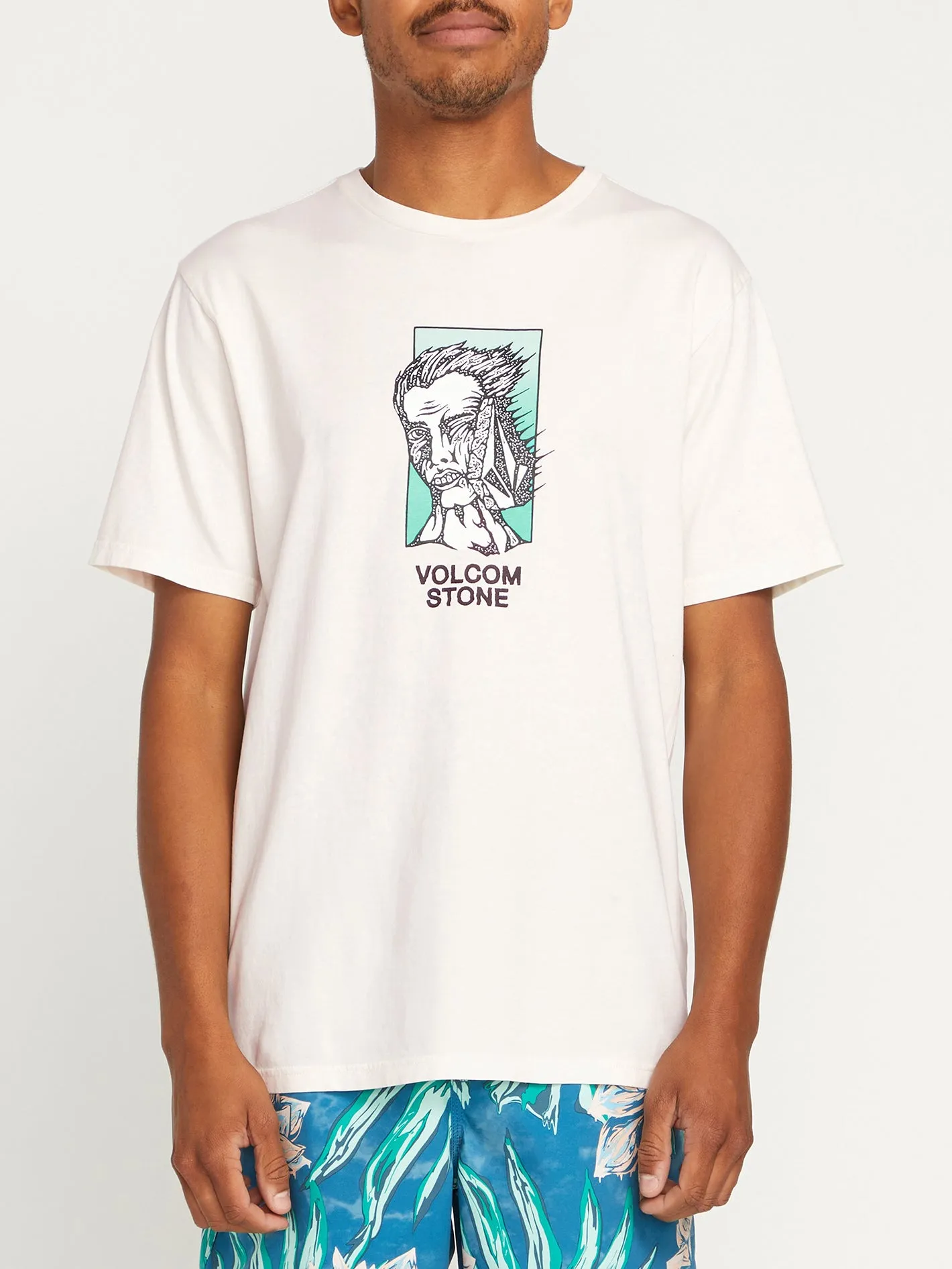 Heckle Short Sleeve Tee - Cream sold by Volcom product image thumbnail 3