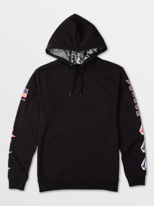 USST Iconic Stone Pullover - Black (2022) sold by Volcom