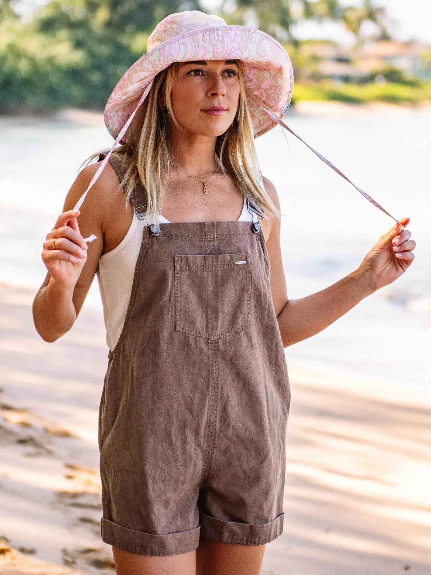 Strutin Stone Romper - Slate Grey sold by Volcom