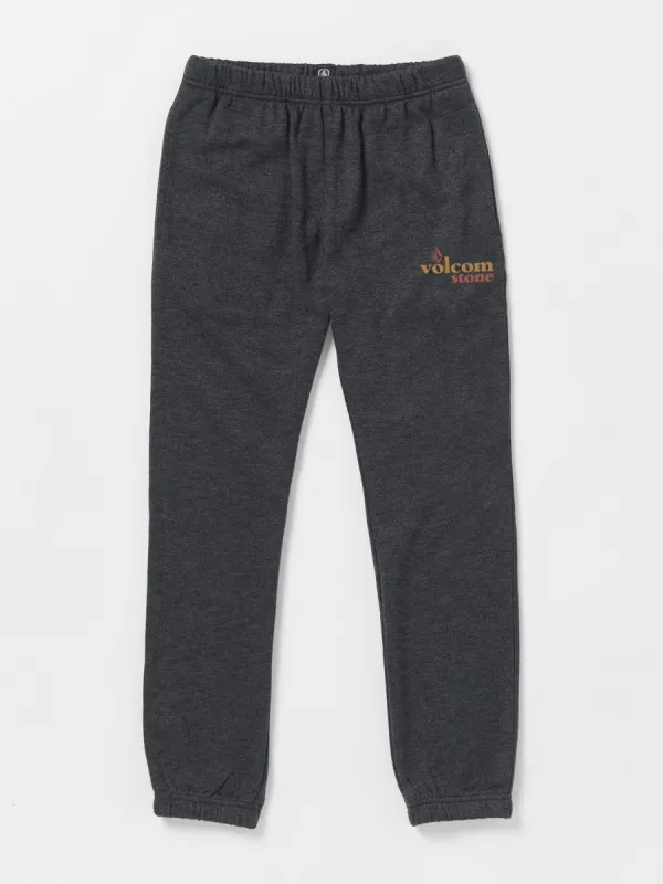 Big Boys Stone Bubbled Elastic Waist Pants - Heather Black sold by Volcom
