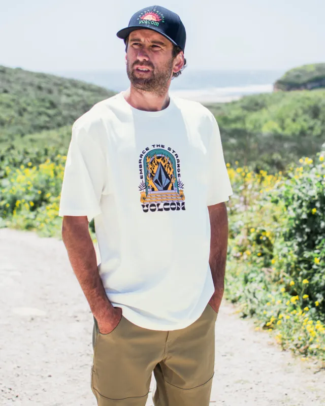 Sacred Stone Short Sleeve Tee - Off White sold by Volcom