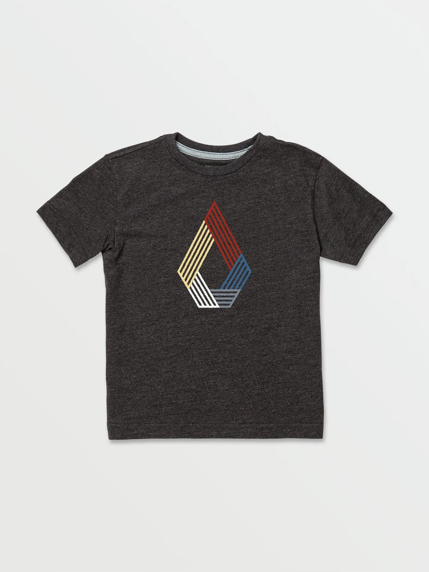 Little Boys Volcom Says Short Sleeve Tee - Heather Black sold by Volcom