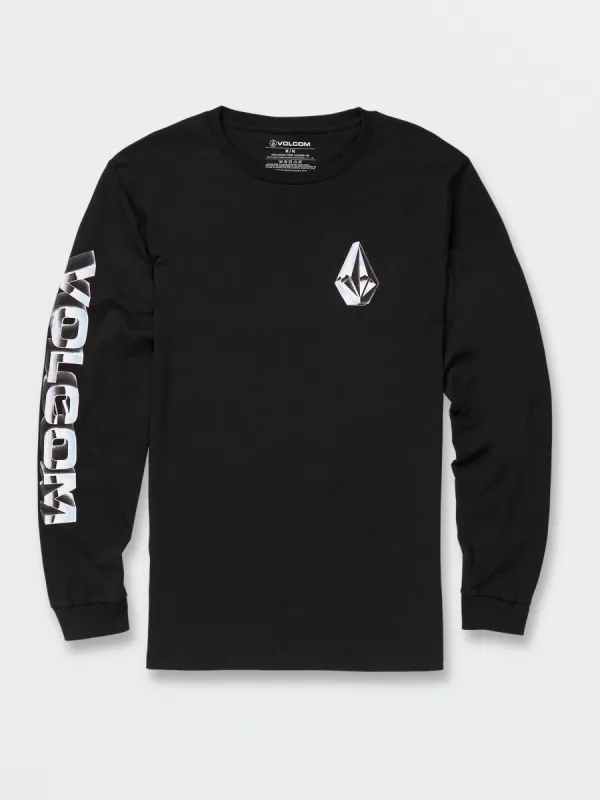 Chrome Stone Long Sleeve Tee - Black sold by Volcom