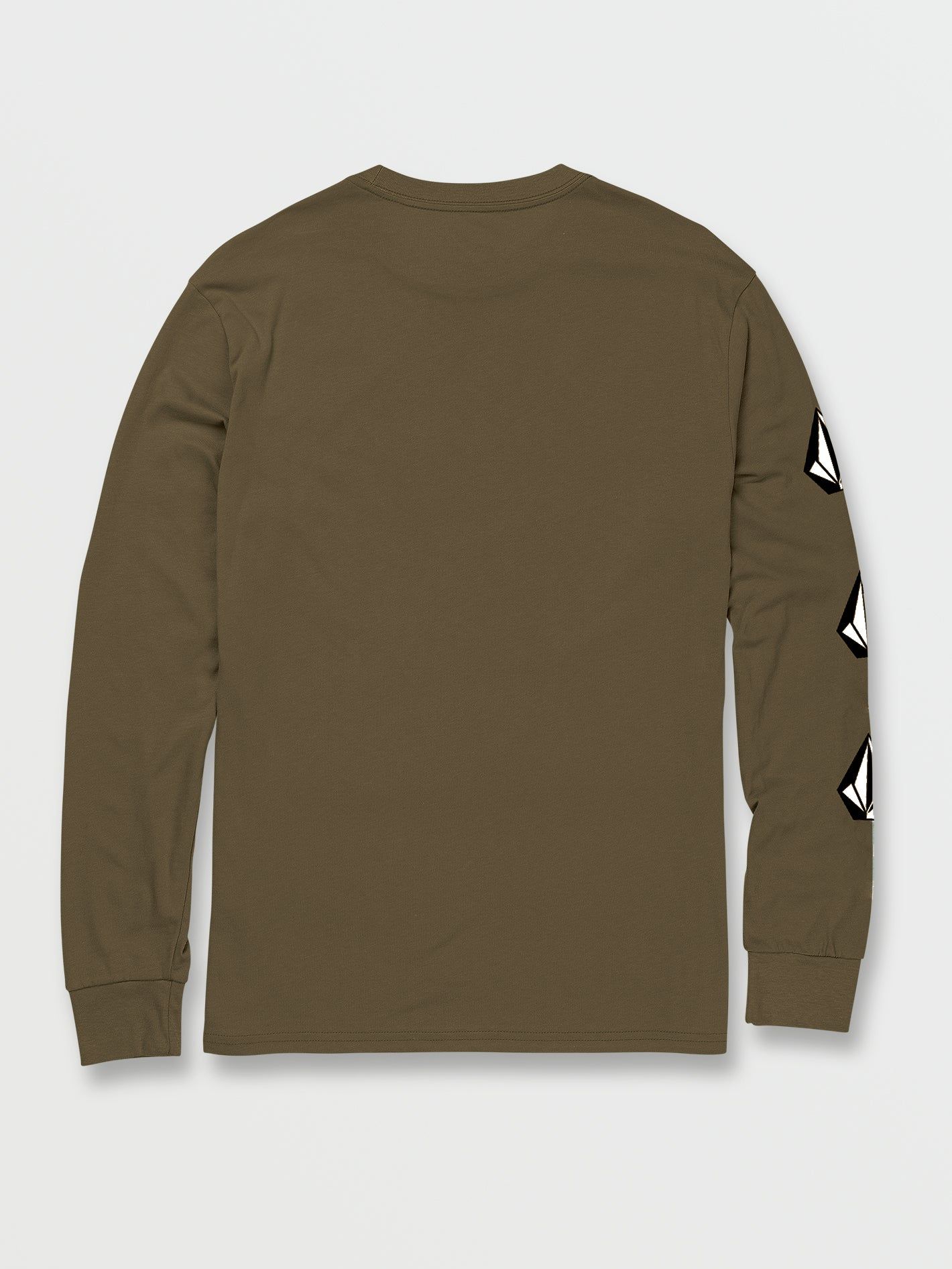 Iconic Stone Long Sleeve Tee - Military sold by Volcom product image thumbnail 4