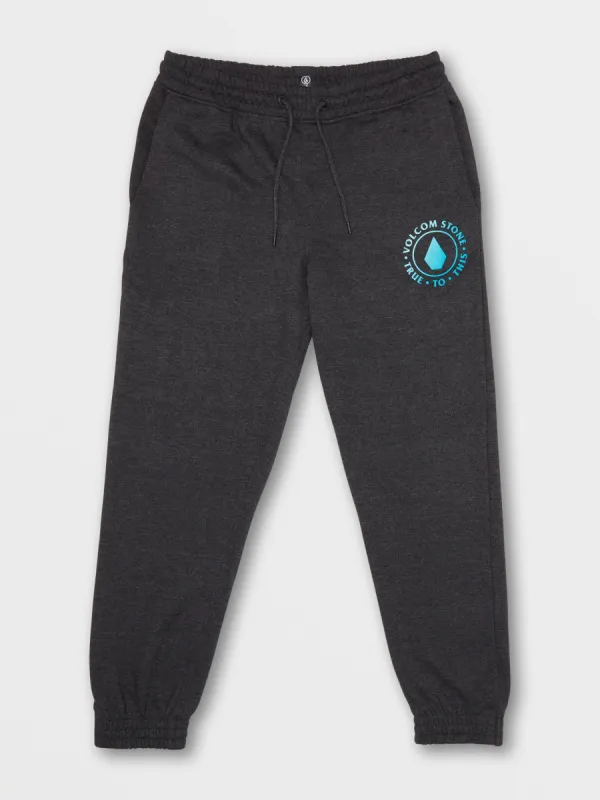 Roundabout Fleece Pants - Heather Black sold by Volcom