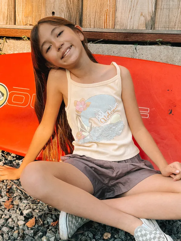 Girls 1991 Strappy Tank - Sorbet sold by Volcom