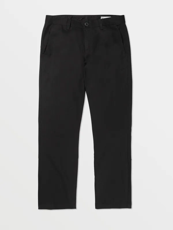 Frickin Regular Stretch Chino Pants - Black sold by Volcom