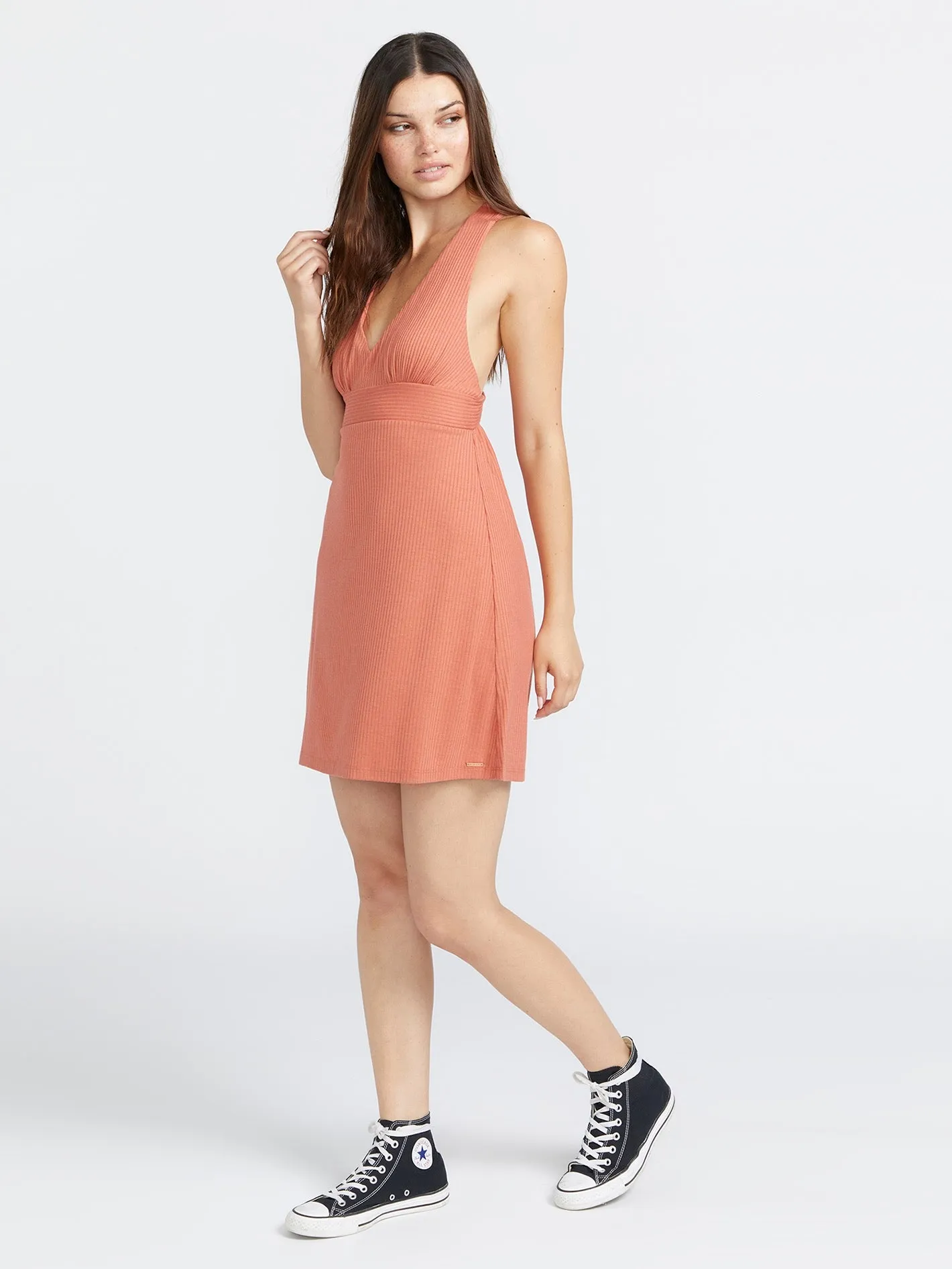 Island Bopper Dress - Rosewood sold by Volcom product image thumbnail 3
