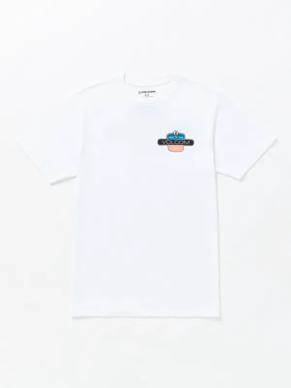 Back Fill Short Sleeve Tee - White sold by Volcom