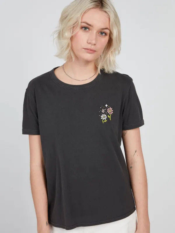 Truly Ringer Tee - Black sold by Volcom