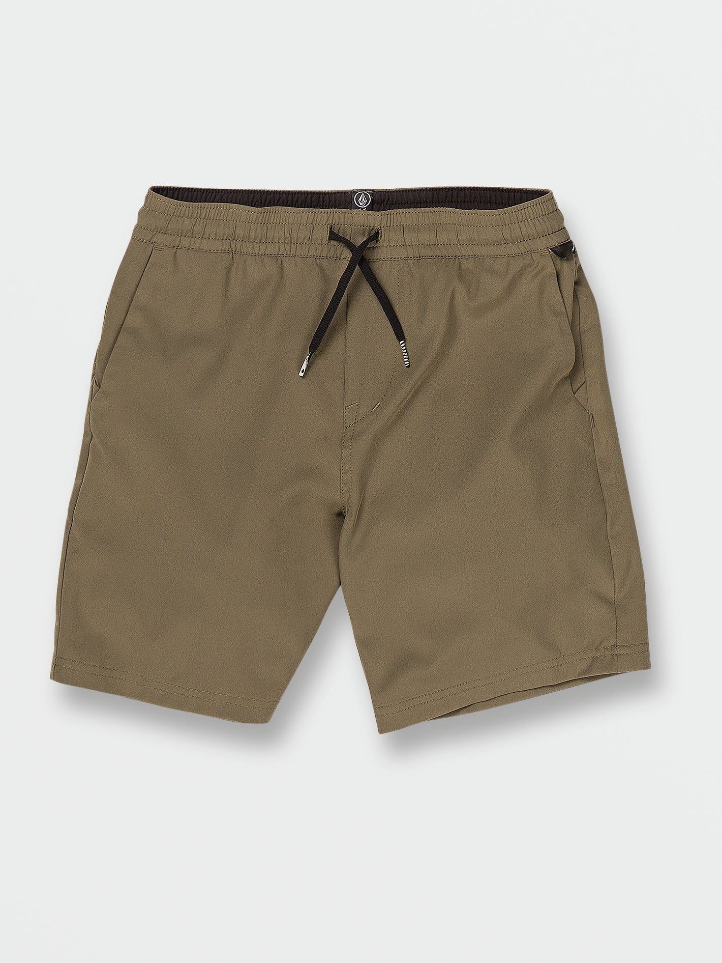Big Boys Frickin Elastic Waist Cross Shred Hybrid Shorts - Winter Moss sold by Volcom