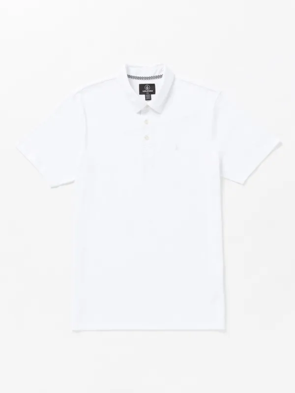 Wowzer Polo Short Sleeve Shirt - White sold by Volcom
