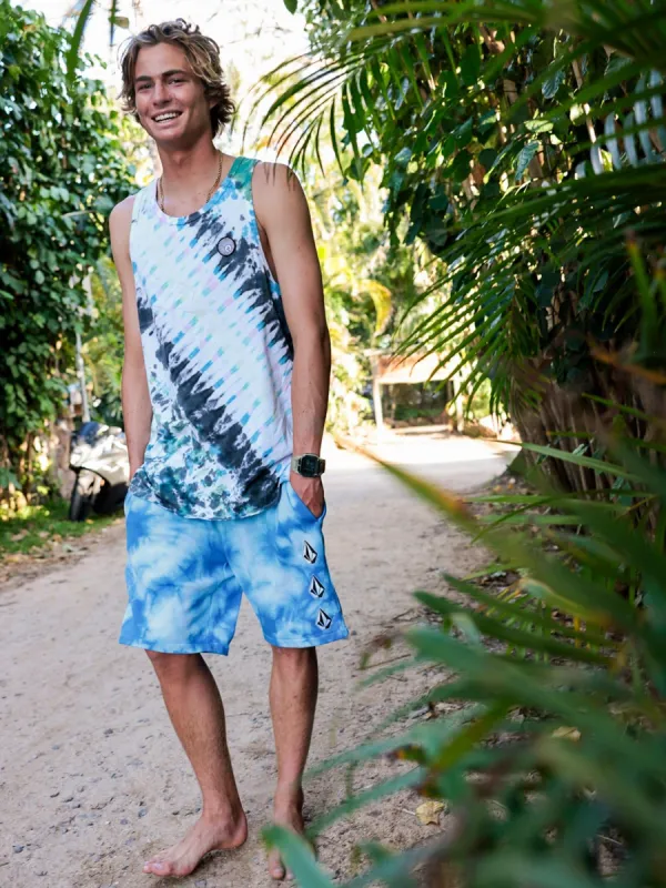 Iconic Stone Plus Fleece Shorts - Maliblue sold by Volcom