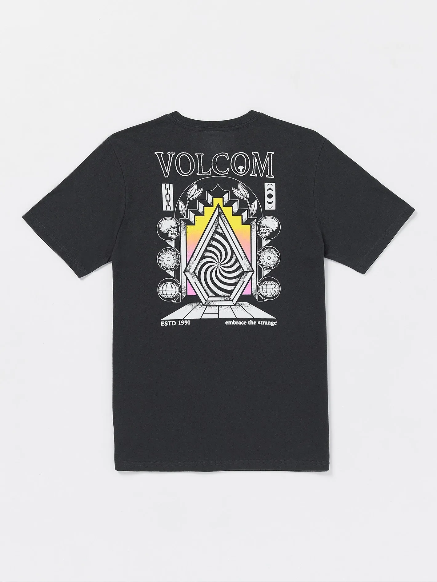 Hypnotix Short Sleeve Tee - Washed Black Heather sold by Volcom