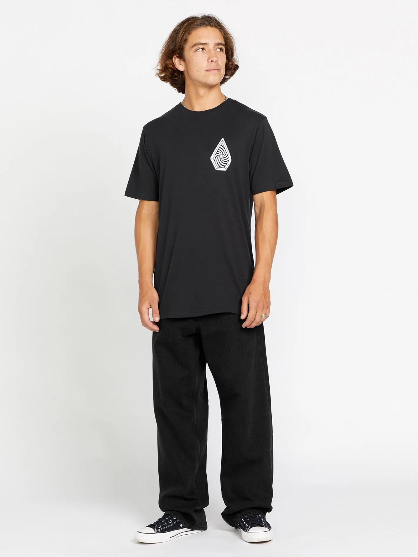 Hypnotix Short Sleeve Tee - Washed Black Heather sold by Volcom product image thumbnail 2