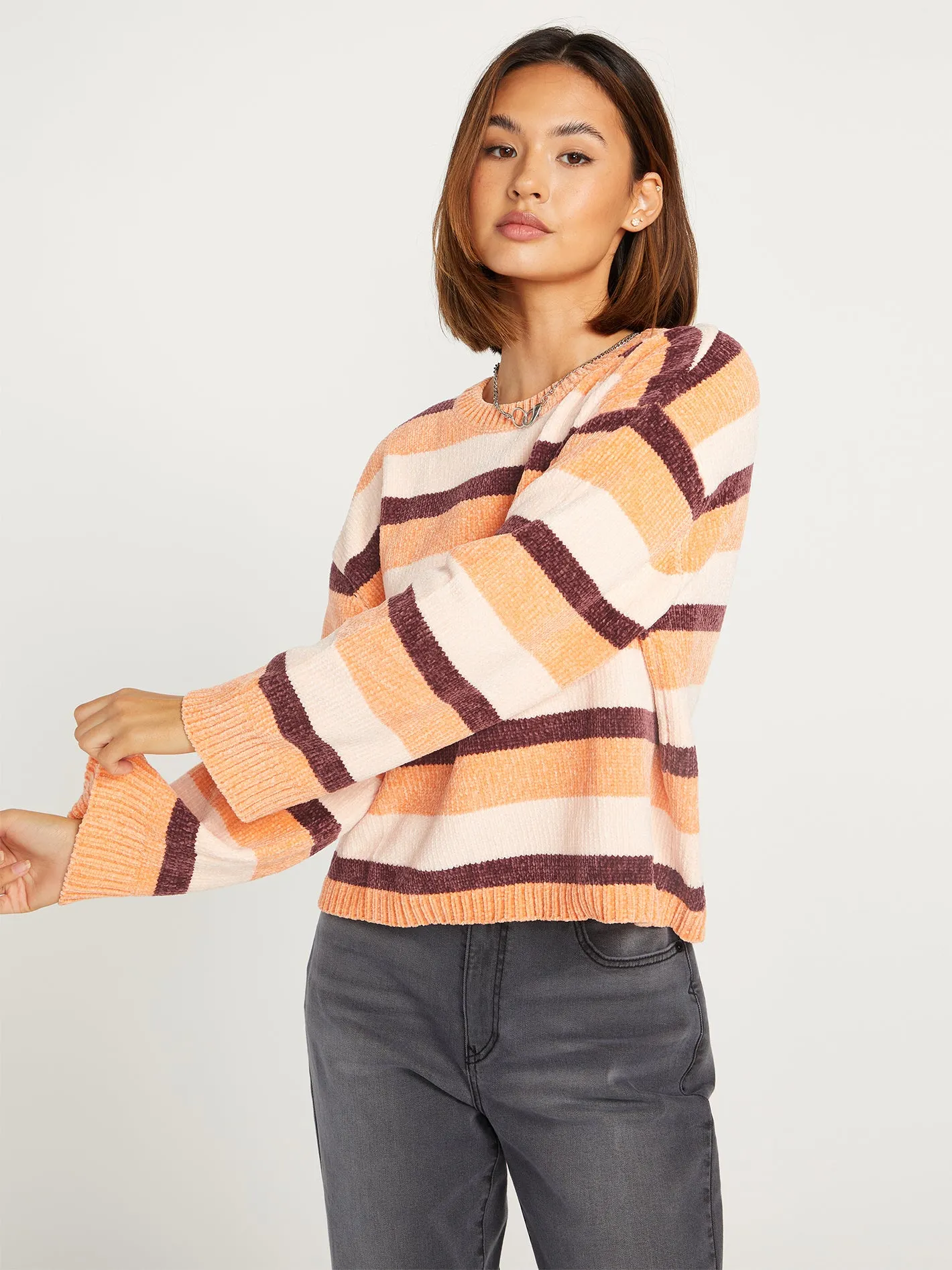 Bubble Tea Sweater -Melon sold by Volcom product image thumbnail 3