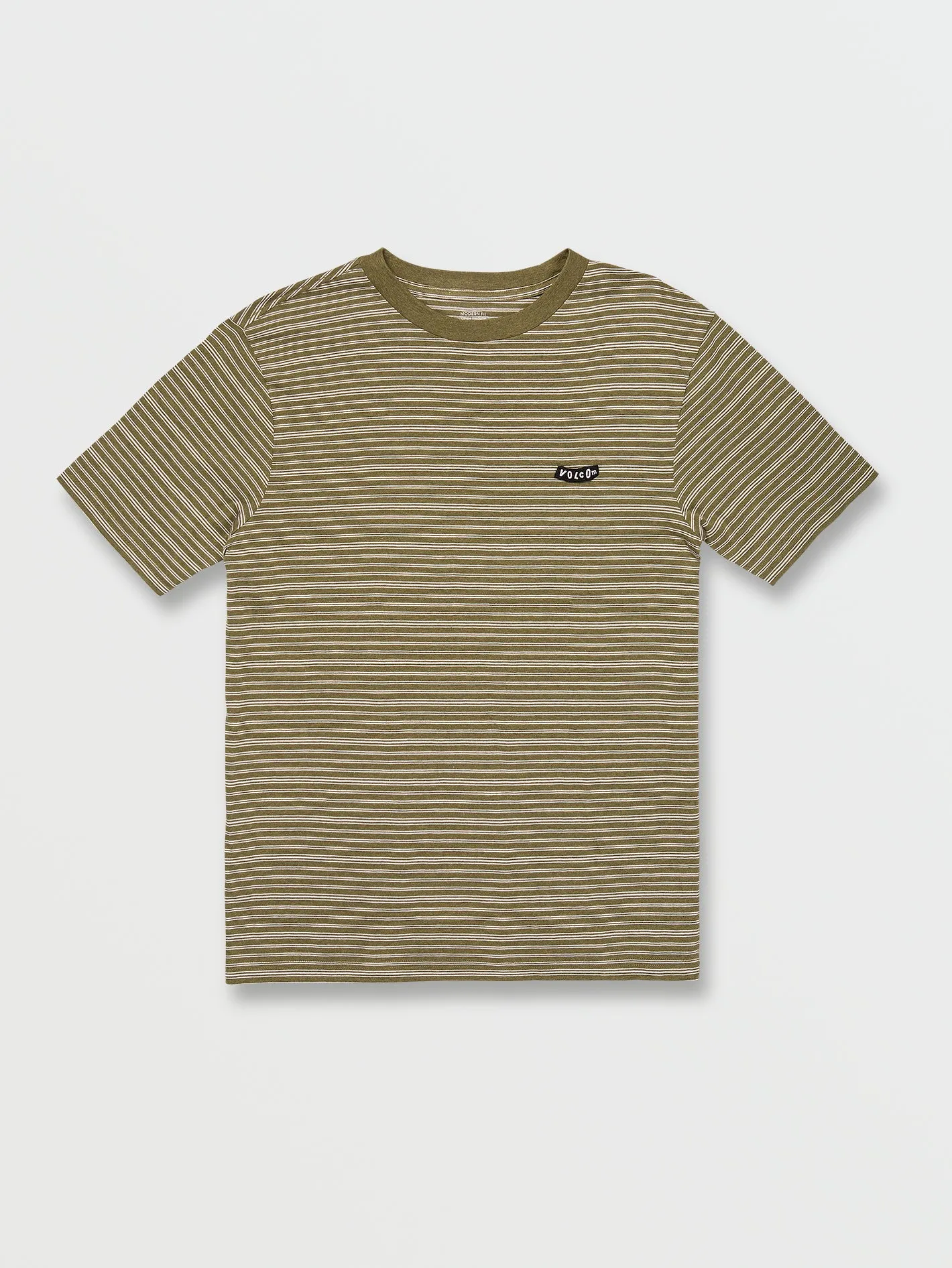 Static Stripe Crew Short Sleeve Shirt - Old Mill sold by Volcom product image thumbnail 3