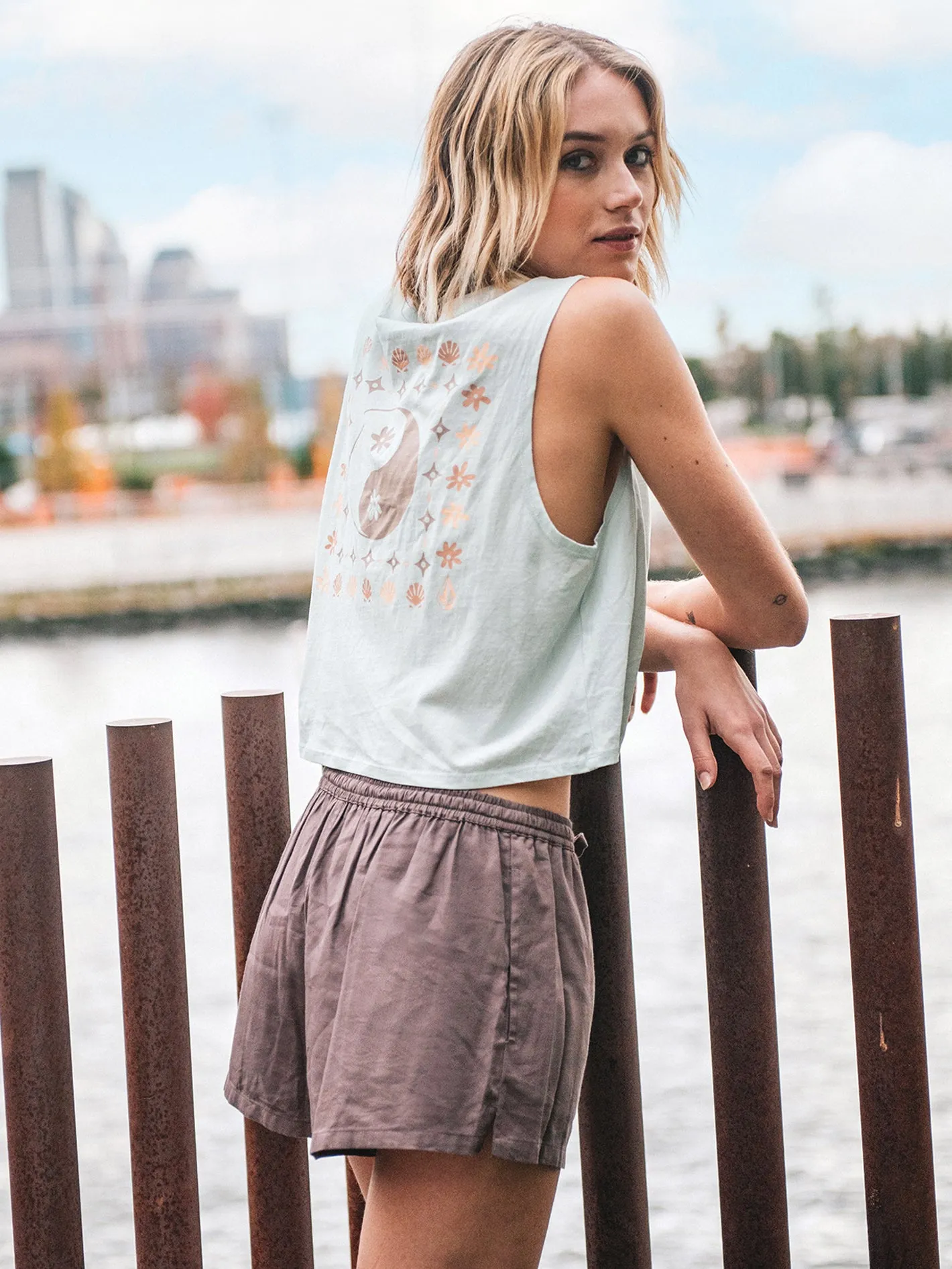 Stone Hour Crop Tank - Chlorine sold by Volcom product image thumbnail 2