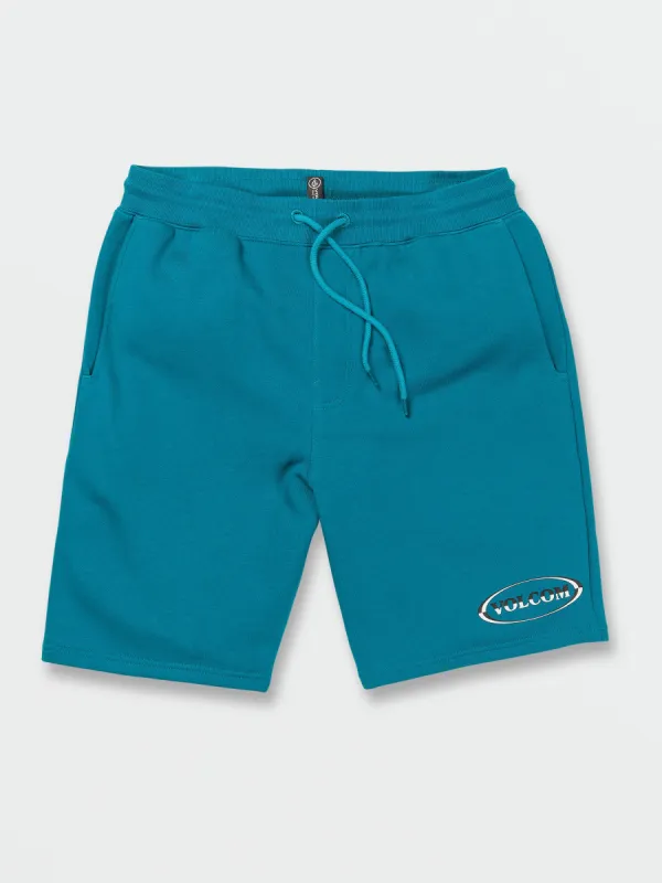 Strike Produce Elastic Waist Shorts - Ocean Teal sold by Volcom