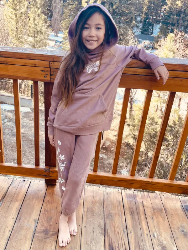 Girls Truly Stoked Boyfriend Hoodie - Raisin sold by Volcom