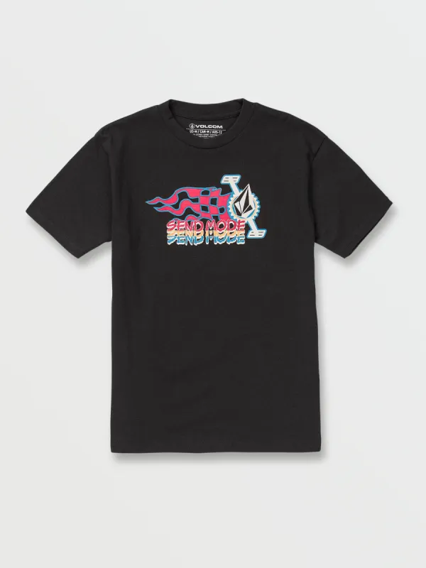 Big Boys Crank It Up Short Sleeve Tee - Black sold by Volcom