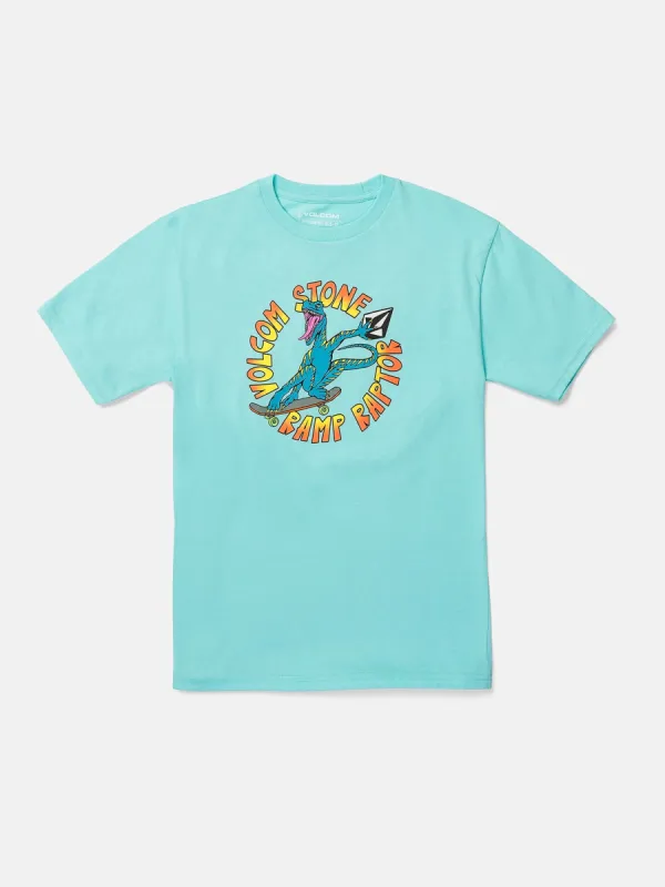 Little Boys Ramp Raptor Short Sleeve Tee - Crete Blue sold by Volcom