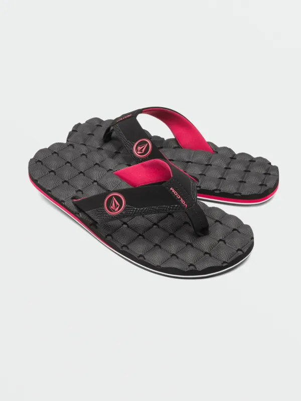Recliner Sandals - Ribbon Red made by Volcom