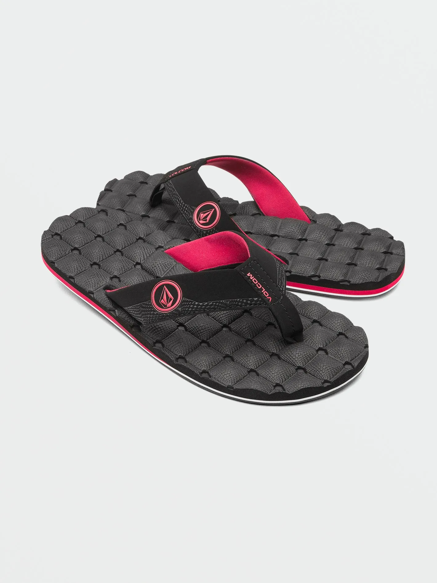Recliner Sandals - Ribbon Red sold by Volcom