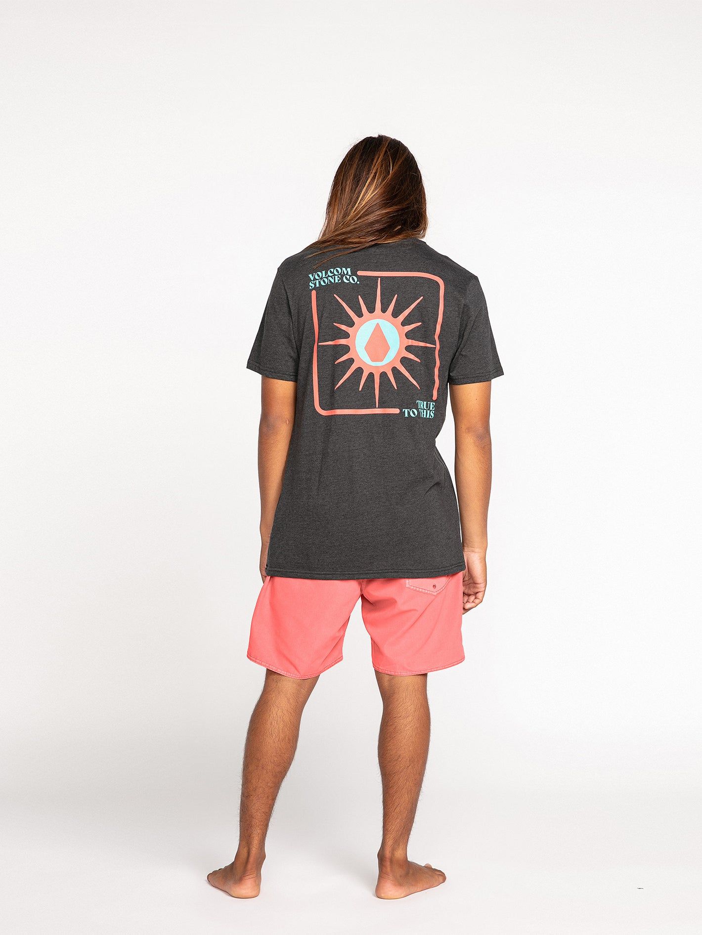 Fun Burn Short Sleeve Tee - Dark Black Heather sold by Volcom product image thumbnail 2