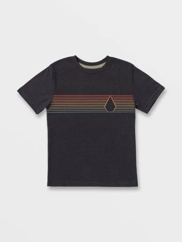 Little Boys Optic Short Sleeve Tee - Dark Black Heather sold by Volcom