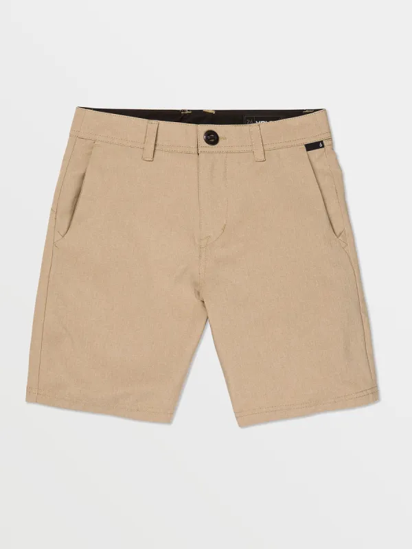 Big Boys Frickin Cross Shred Static Shorts - Dark Khaki sold by Volcom