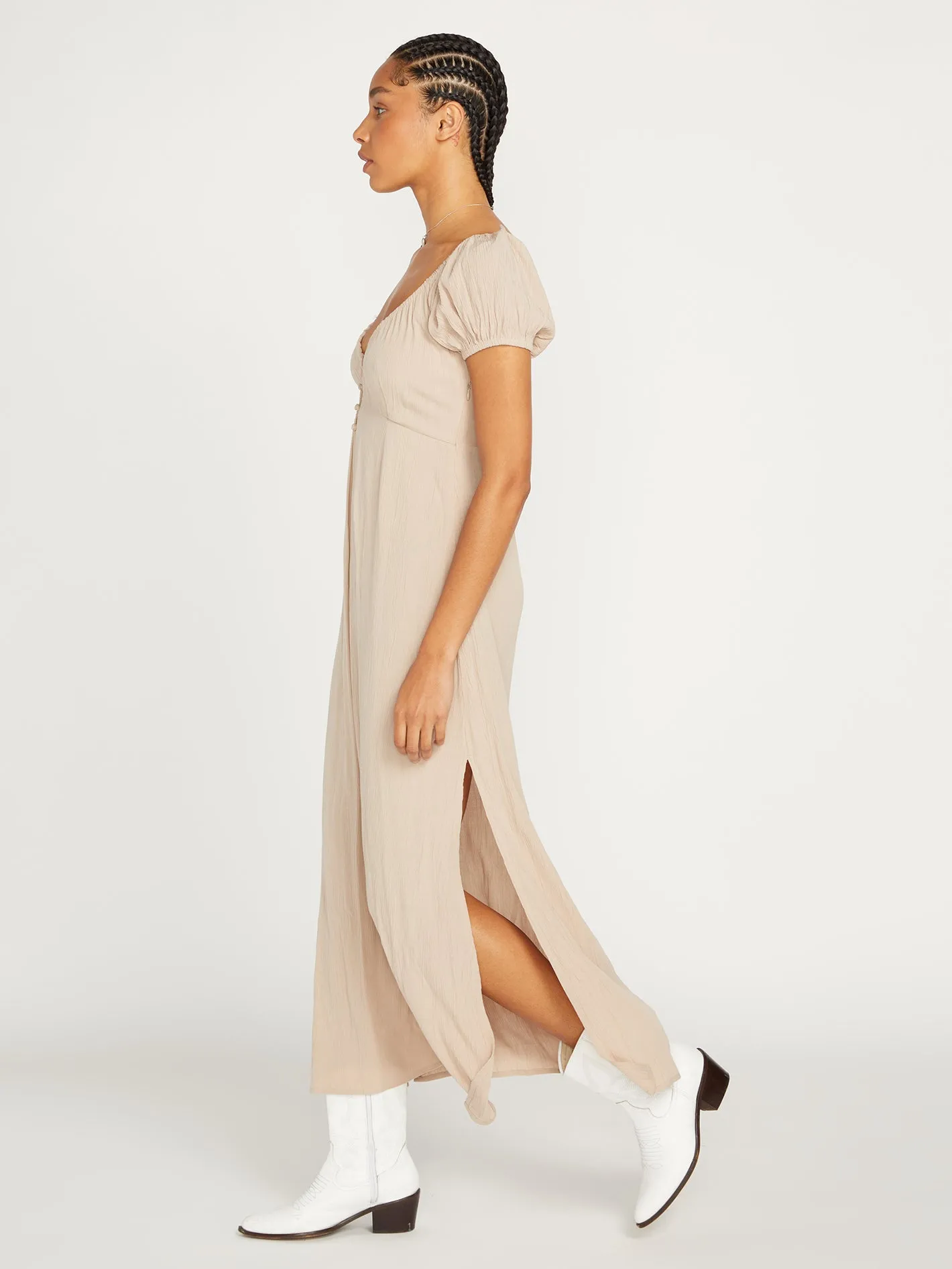 Moonblast Maxi Dress - Taupe sold by Volcom product image thumbnail 3
