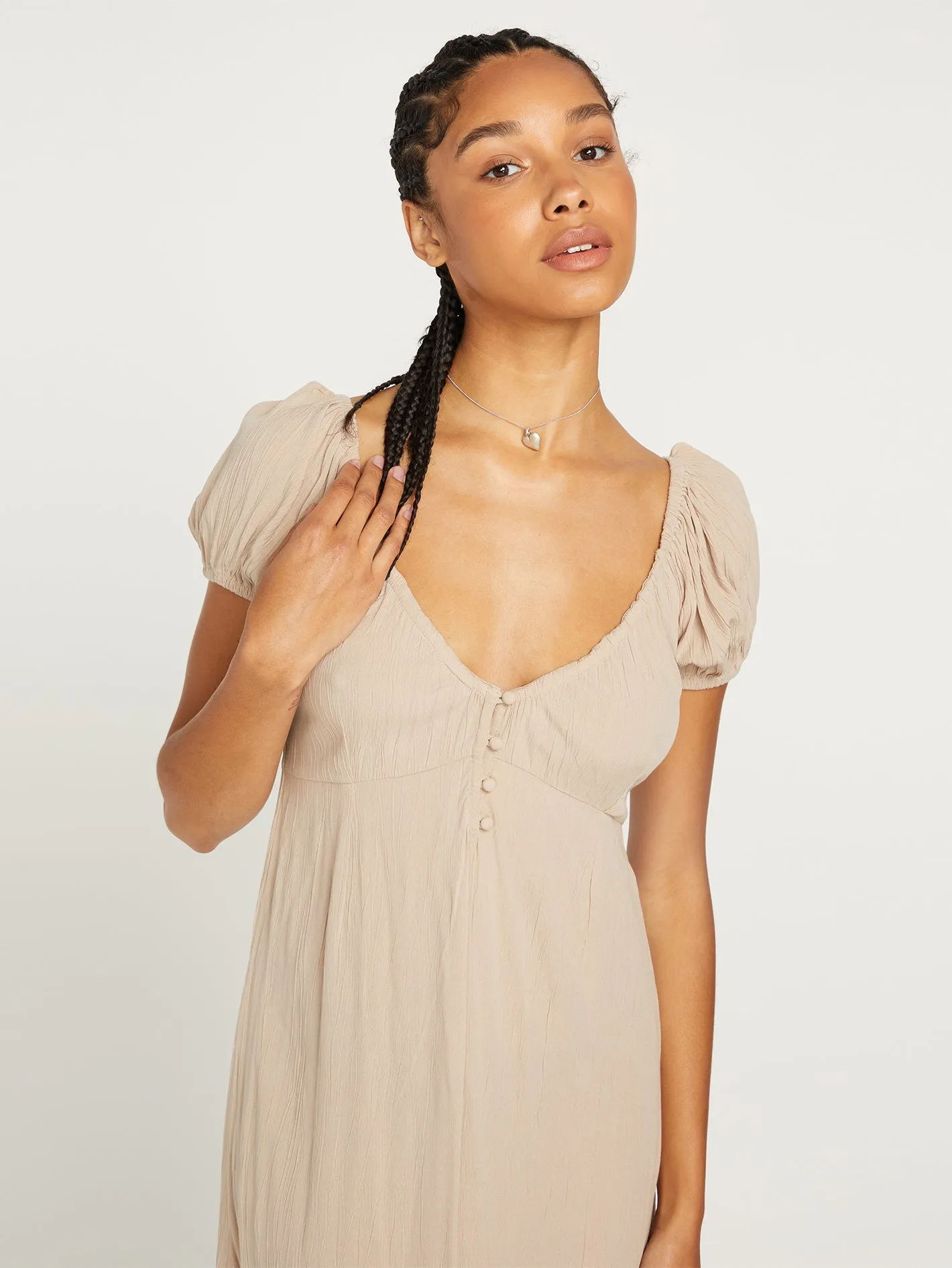 Moonblast Maxi Dress - Taupe sold by Volcom product image thumbnail 4