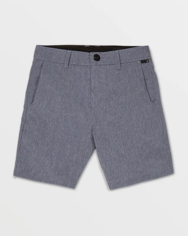 Big Boys Frickin Cross Shred Static Shorts - Navy sold by Volcom
