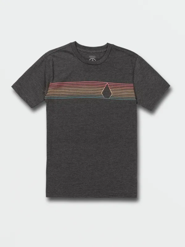 Big Boys Optic Short Sleeve Tee - Dark Black Heather sold by Volcom