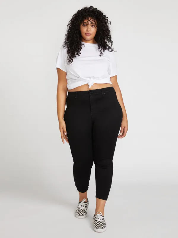 Liberator Leggings Plus Size - Black Out sold by Volcom