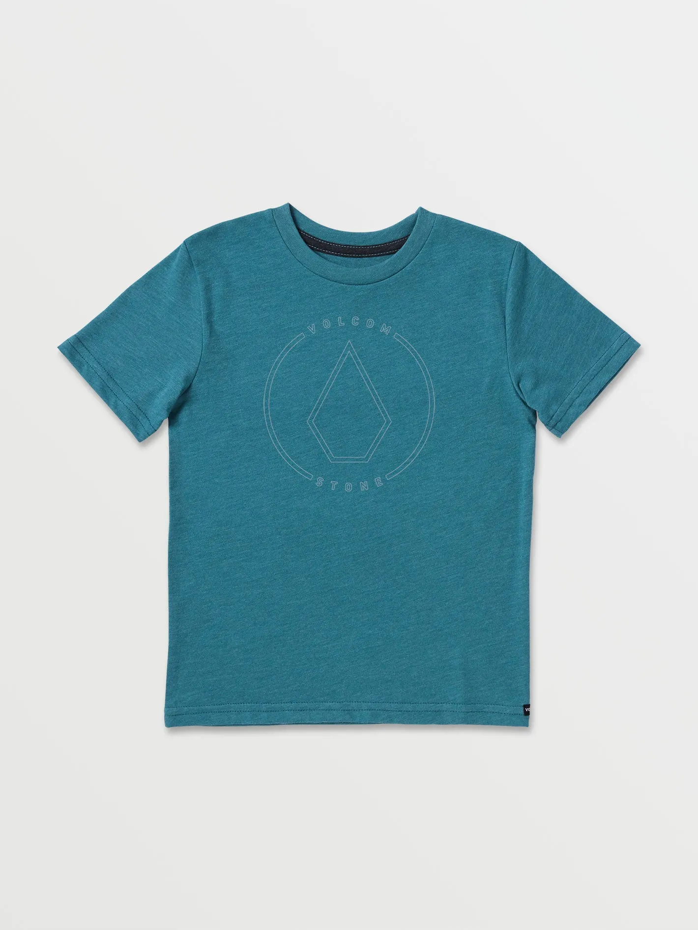 Little Boys Rim Stone Short Sleeve Tee - Mosaic Blue Heather sold by Volcom