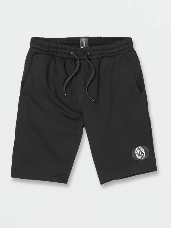 Roundabout Fleece Shorts - Black sold by Volcom