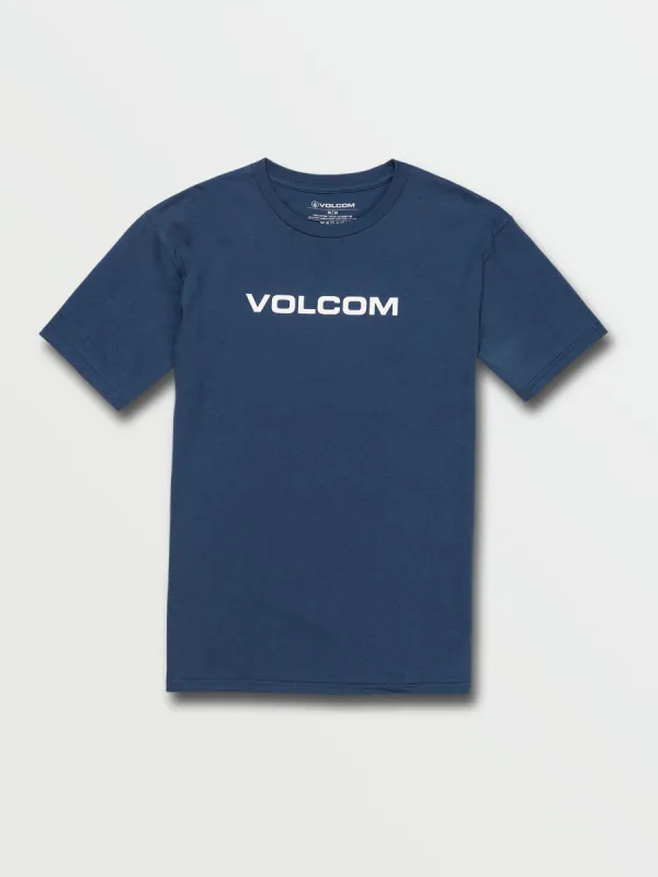 Zebra Euro Short Sleeve Tee - Patrol Blue sold by Volcom