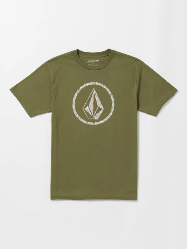 Circle Stone Short Sleeve Tee - Military sold by Volcom